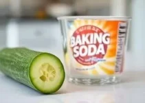 mistura de pepino com bicarbonato de sódio