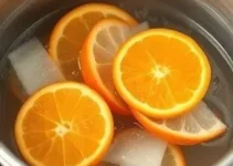 ferver cascas de laranja em vinagre